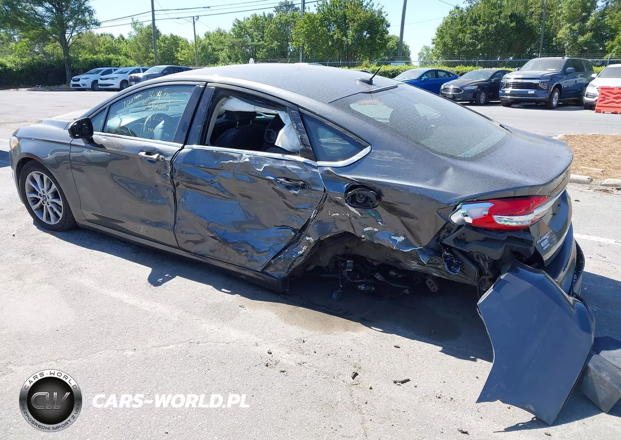 2017 Ford Fusion Se VIN:3FA6P0HD1HR332401 - 3