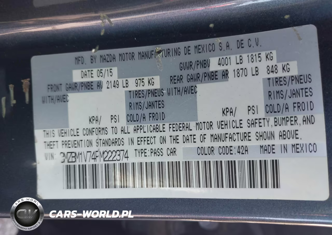 2015 Mazda Mazda3 I Touring VIN:3MZBM1V74FM222374 - 9