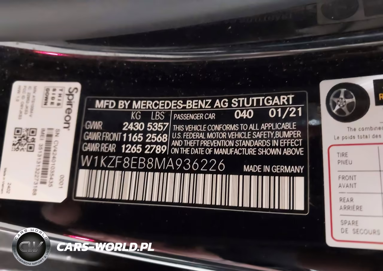 2021 Mercedes-Benz E 350 4Matic VIN:W1KZF8EB8MA936226 - 9