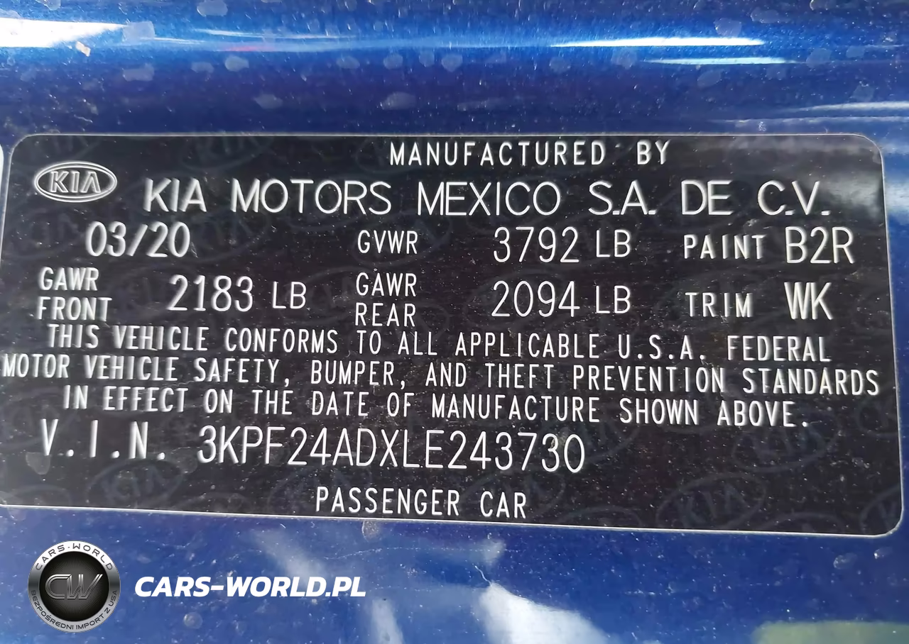 2020 Kia Forte Lxs VIN:3KPF24ADXLE243730 - 9