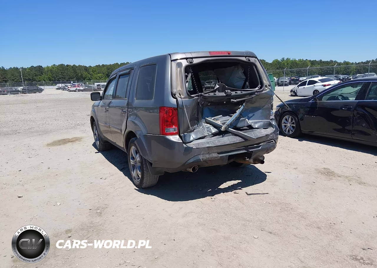 2013 Honda Pilot Ex-L VIN:5FNYF3H50DB040041 - 3