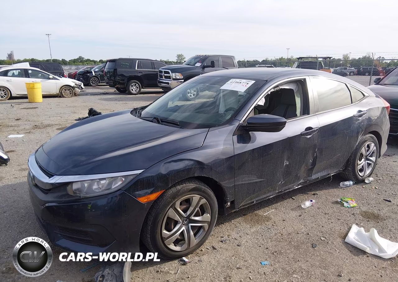 2018 Honda Civic Lx VIN:19XFC2F56JE012890 - 2