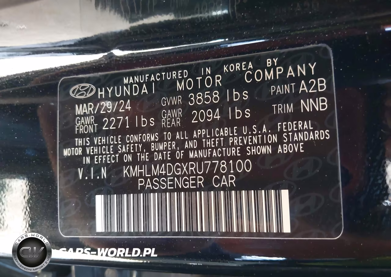 2024 Hyundai Elantra Sel VIN:KMHLM4DGXRU778100 - 9
