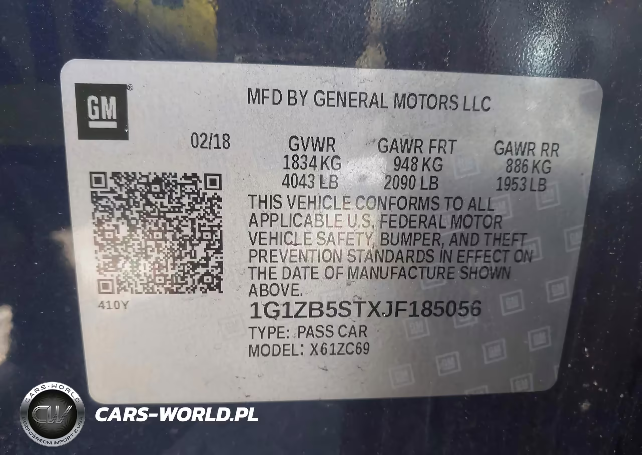 2018 Chevrolet Malibu 1Ls VIN:1G1ZB5STXJF185056 - 9