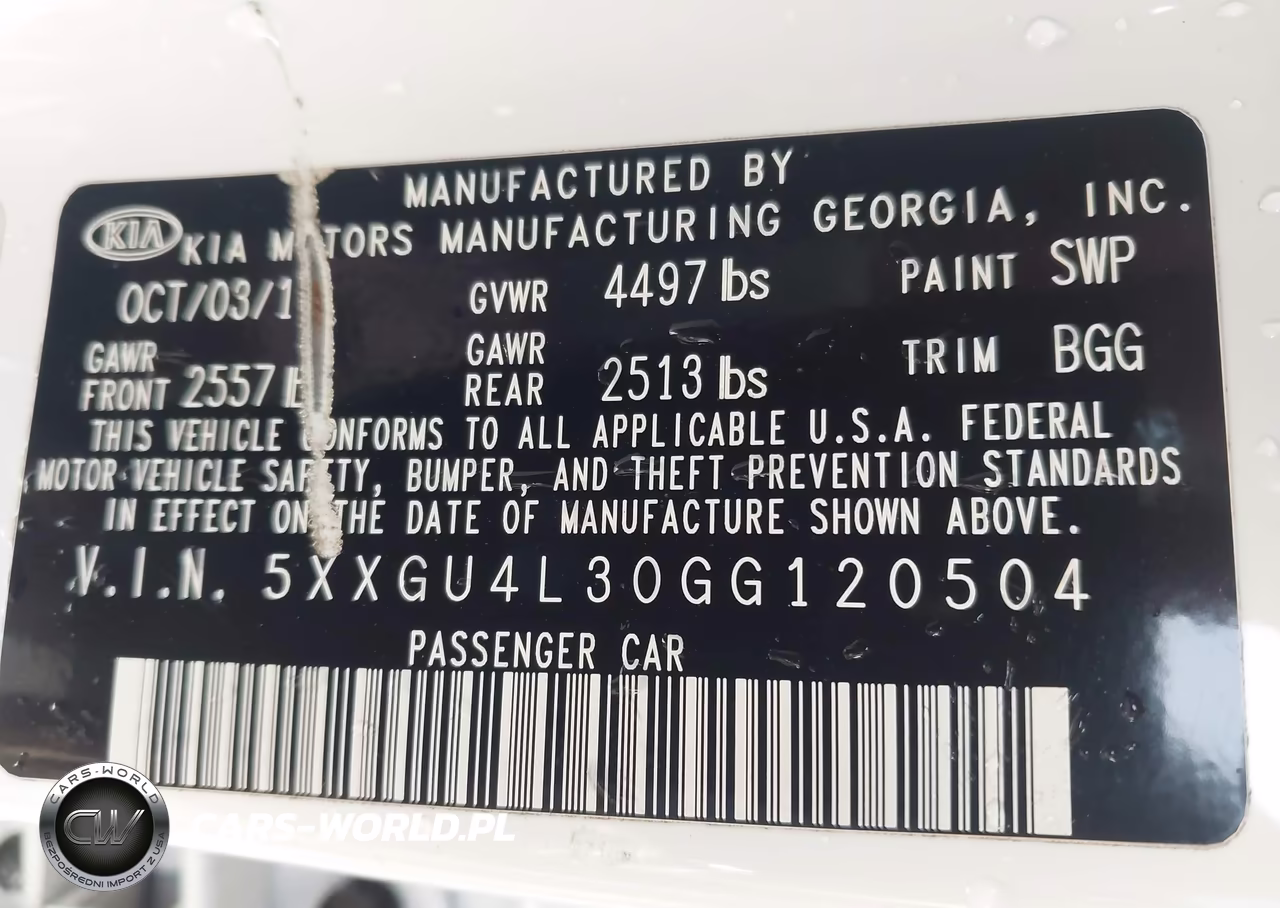 2016 Kia Optima Ex VIN:5XXGU4L30GG120504 - 9