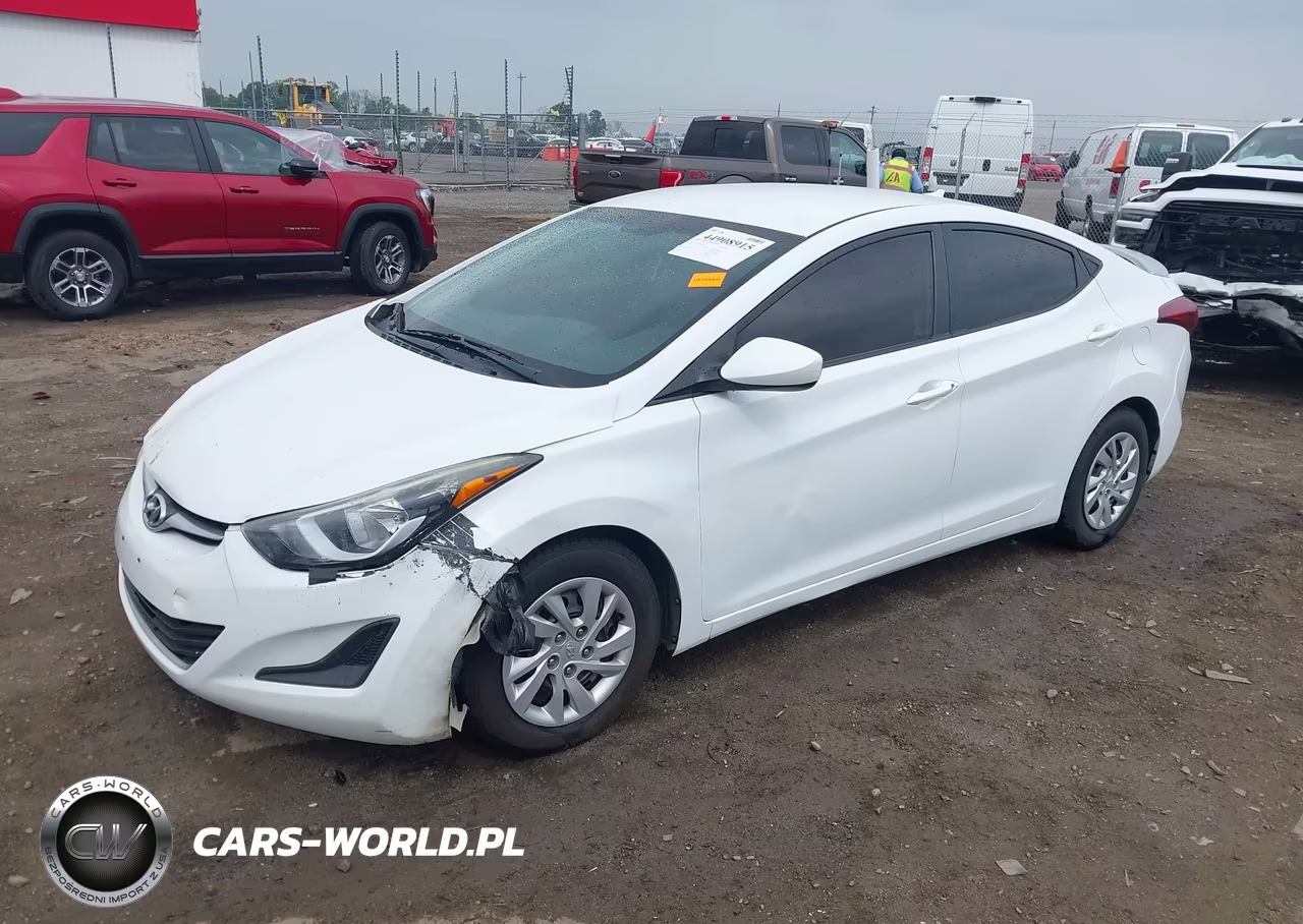 2016 Hyundai Elantra Se VIN:5NPDH4AE8GH783237 - 2