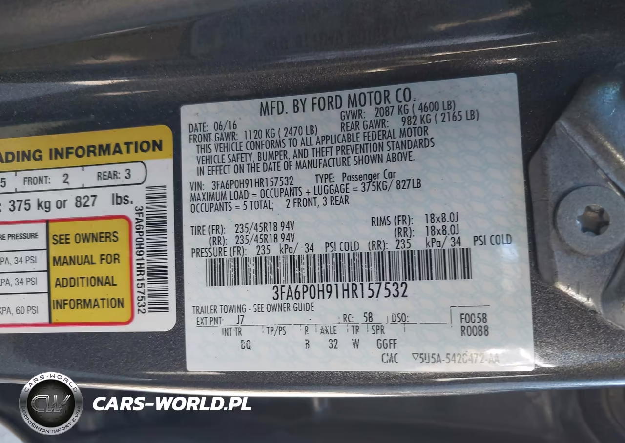2017 Ford Fusion Se VIN:3FA6P0H91HR157532 - 9