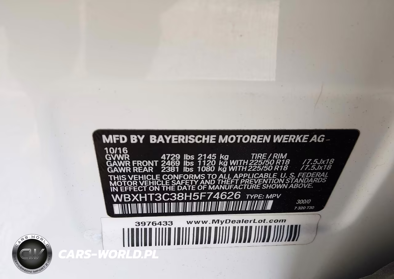 2017 BMW X1 xDrive28I VIN:WBXHT3C38H5F74626 - 9