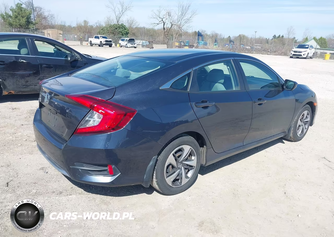 2020 Honda Civic Lx VIN:2HGFC2F68LH504516 - 4