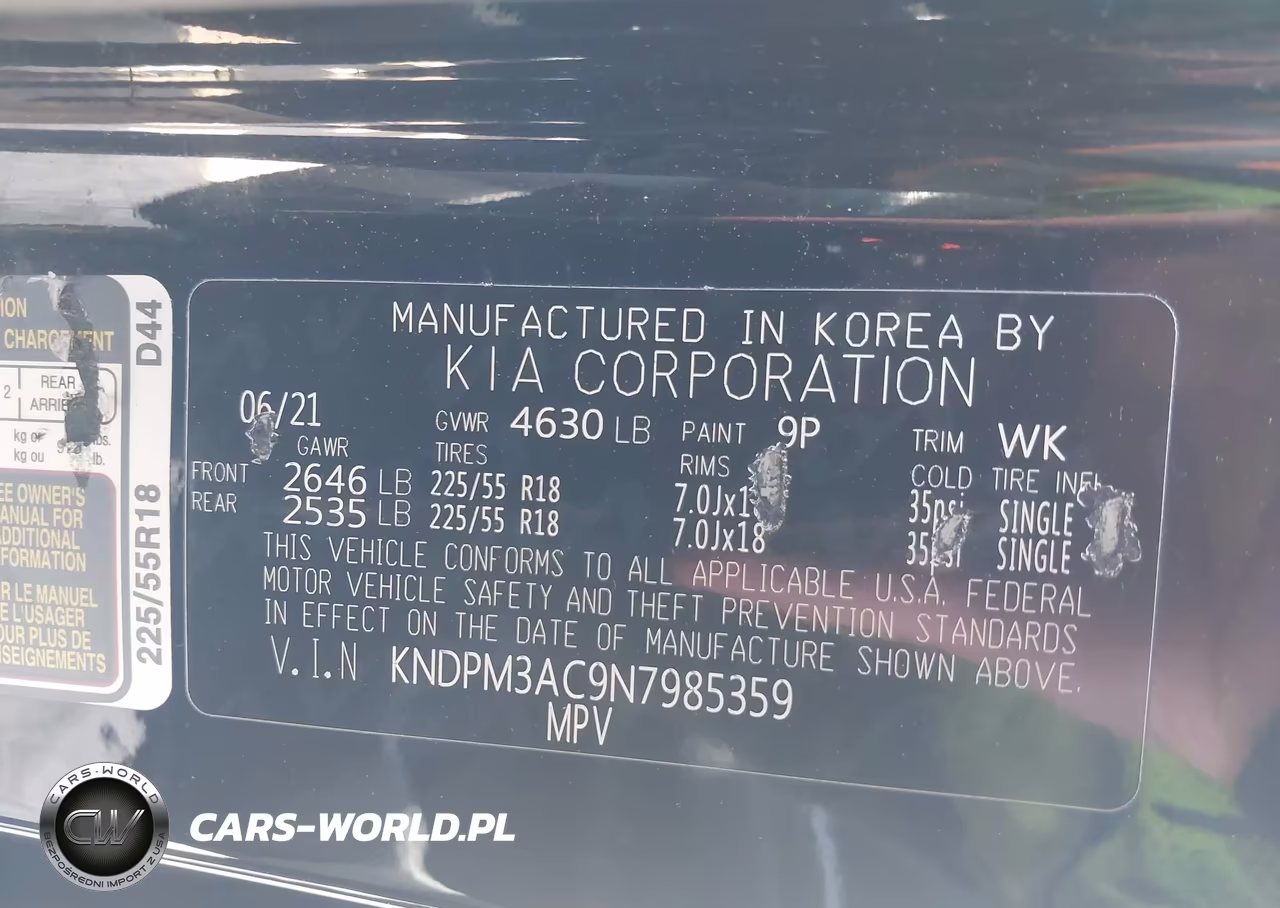 2022 Kia Sportage Lx VIN:KNDPM3AC9N7985359 - 9