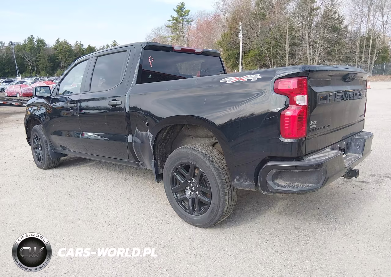 2024 Chevrolet Silverado 1500 4Wd Short Bed Custom VIN:1GCPDBEK0RZ222264 - 3