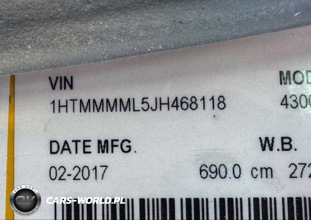 2018 INTERNATIONAL 4000 4300 VIN:1HTMMMML5JH468118 - 8