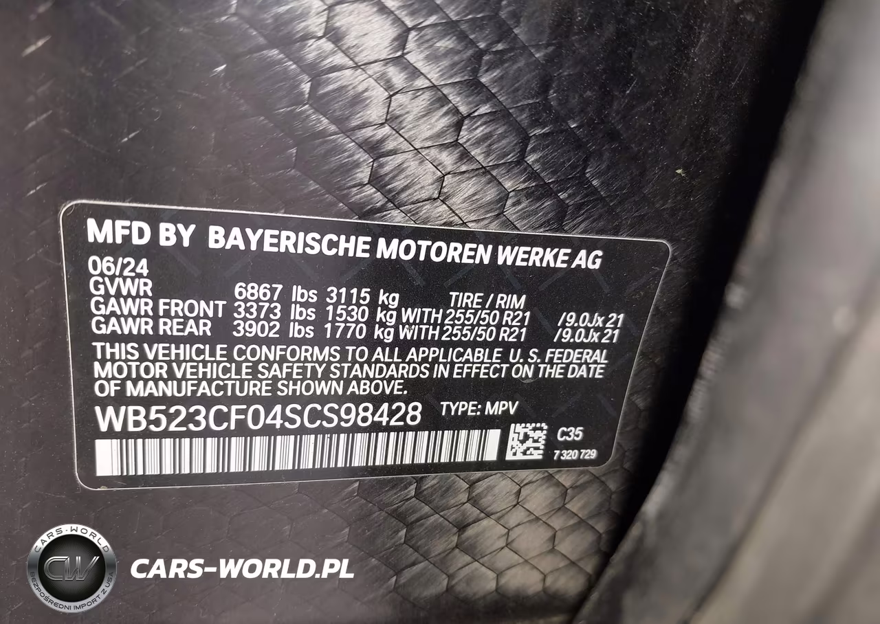 2025 BMW Ix xDrive50 VIN:WB523CF04SCS98428 - 9