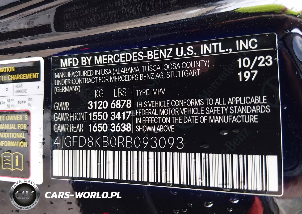 2024 Mercedes-Benz Amg Gle 63 Coupe S 4Matic+ VIN:4JGFD8KB0RB093093 - 9