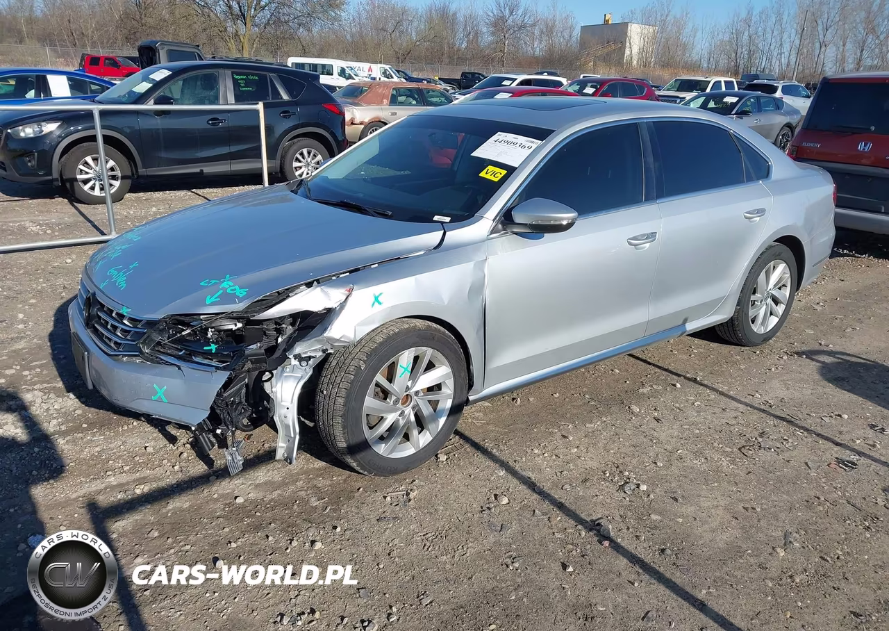 2018 Volkswagen Passat 2.0T Se VIN:1VWBA7A36JC028955 - 2