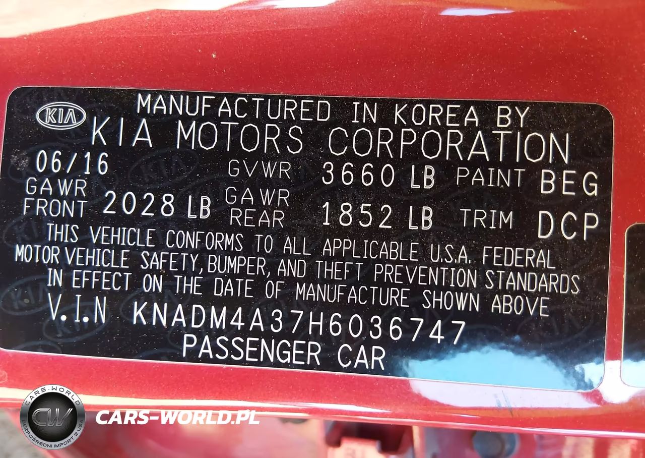 2017 Kia Rio Lx VIN:KNADM4A37H6036747 - 9