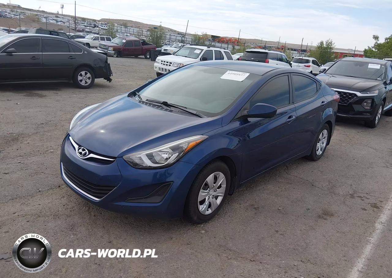 2016 Hyundai Elantra Se VIN:5NPDH4AE4GH668120 - 2