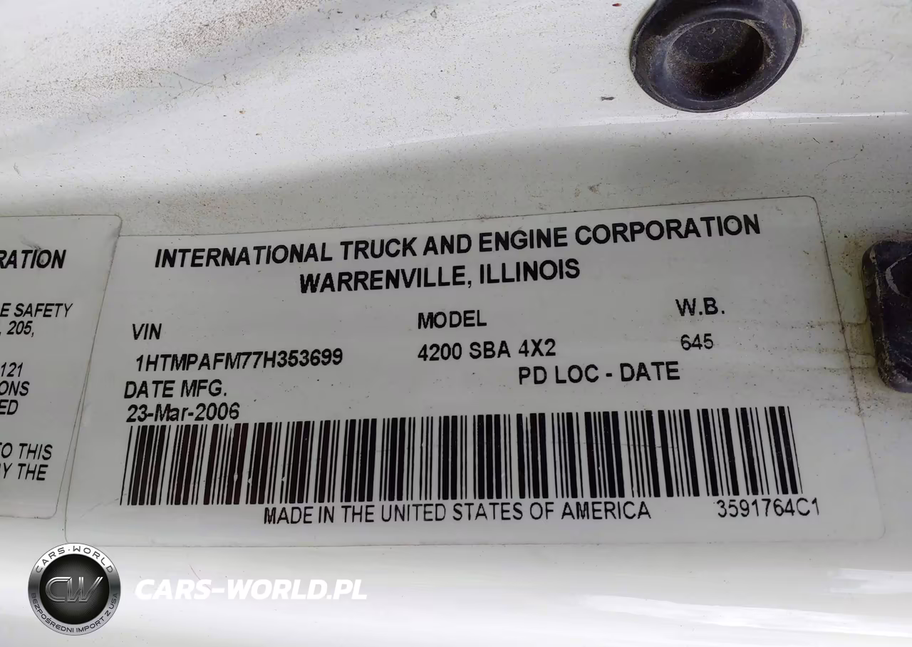 2007 International 4000 4200 VIN:1HTMPAFM77H353699 - 8