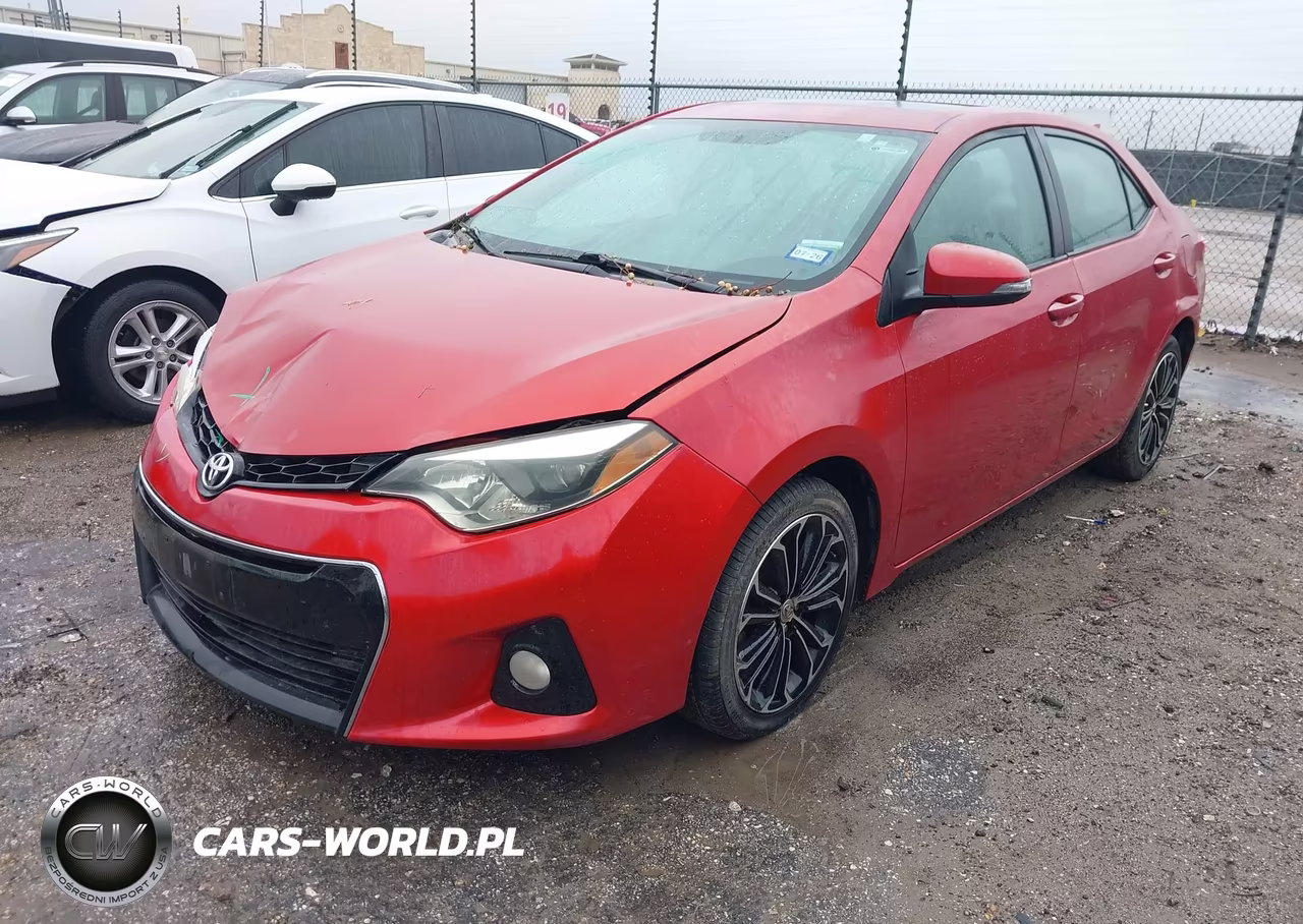 2015 Toyota Corolla S Plus VIN:5YFBURHE7FP181405 - 2