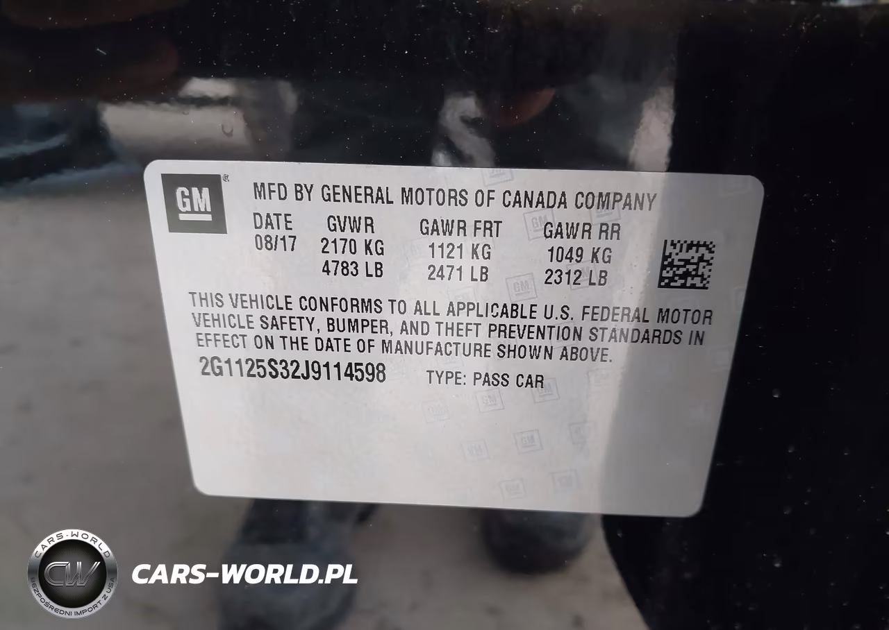 2018 Chevrolet Impala 2Lz VIN:2G1125S32J9114598 - 9