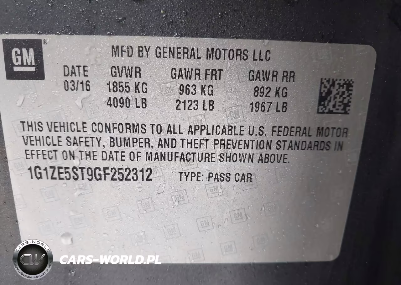 2016 Chevrolet Malibu 1Lt VIN:1G1ZE5ST9GF252312 - 9
