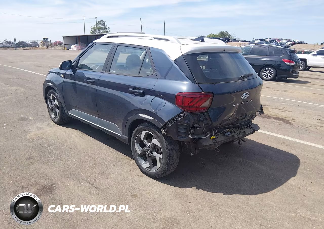 2021 Hyundai Venue Denim VIN:KMHRC8A36MU089671 - 3