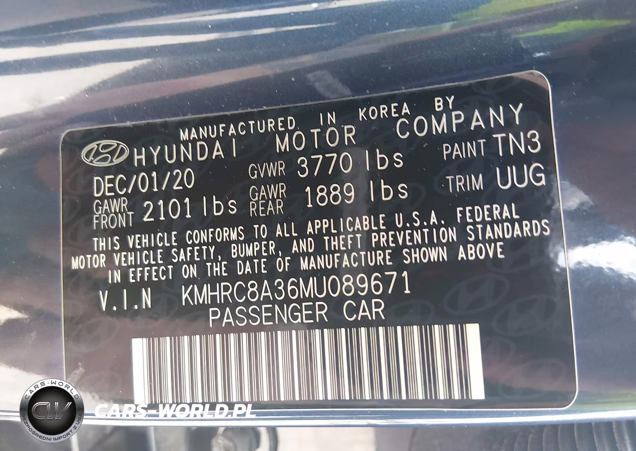 2021 Hyundai Venue Denim VIN:KMHRC8A36MU089671 - 9