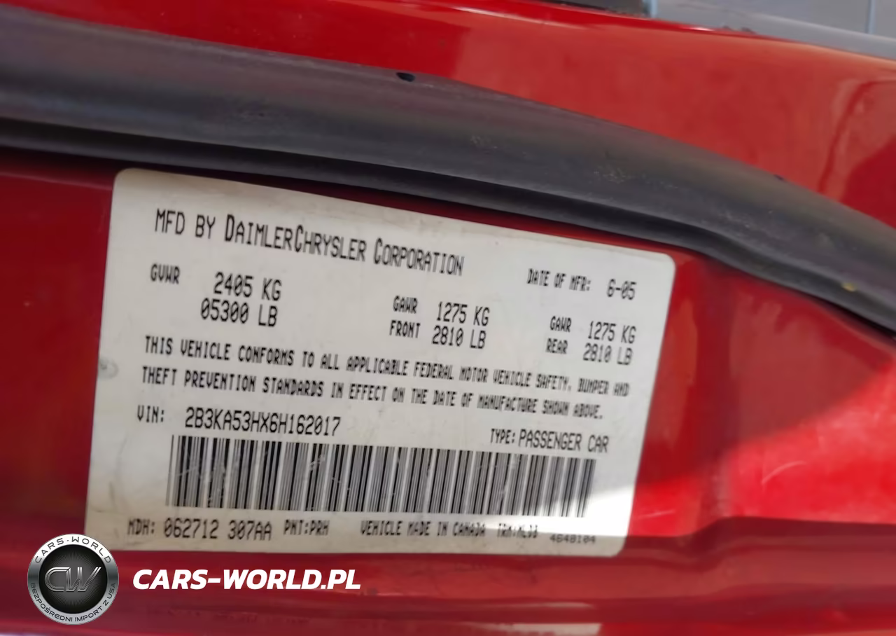 2006 Dodge Charger Rt VIN:2B3KA53HX6H162017 - 9