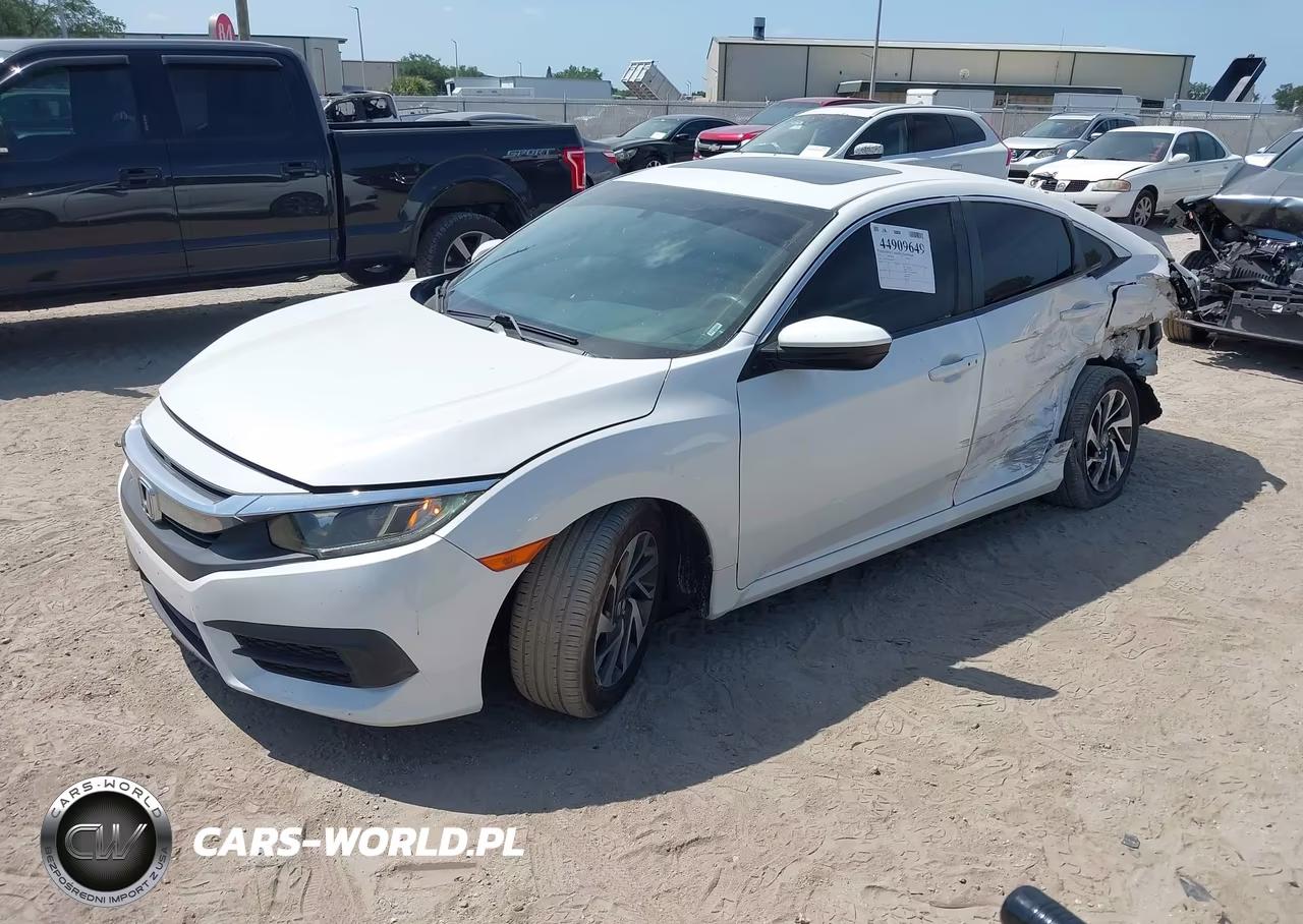 2016 Honda Civic Ex VIN:19XFC2F70GE001670 - 2