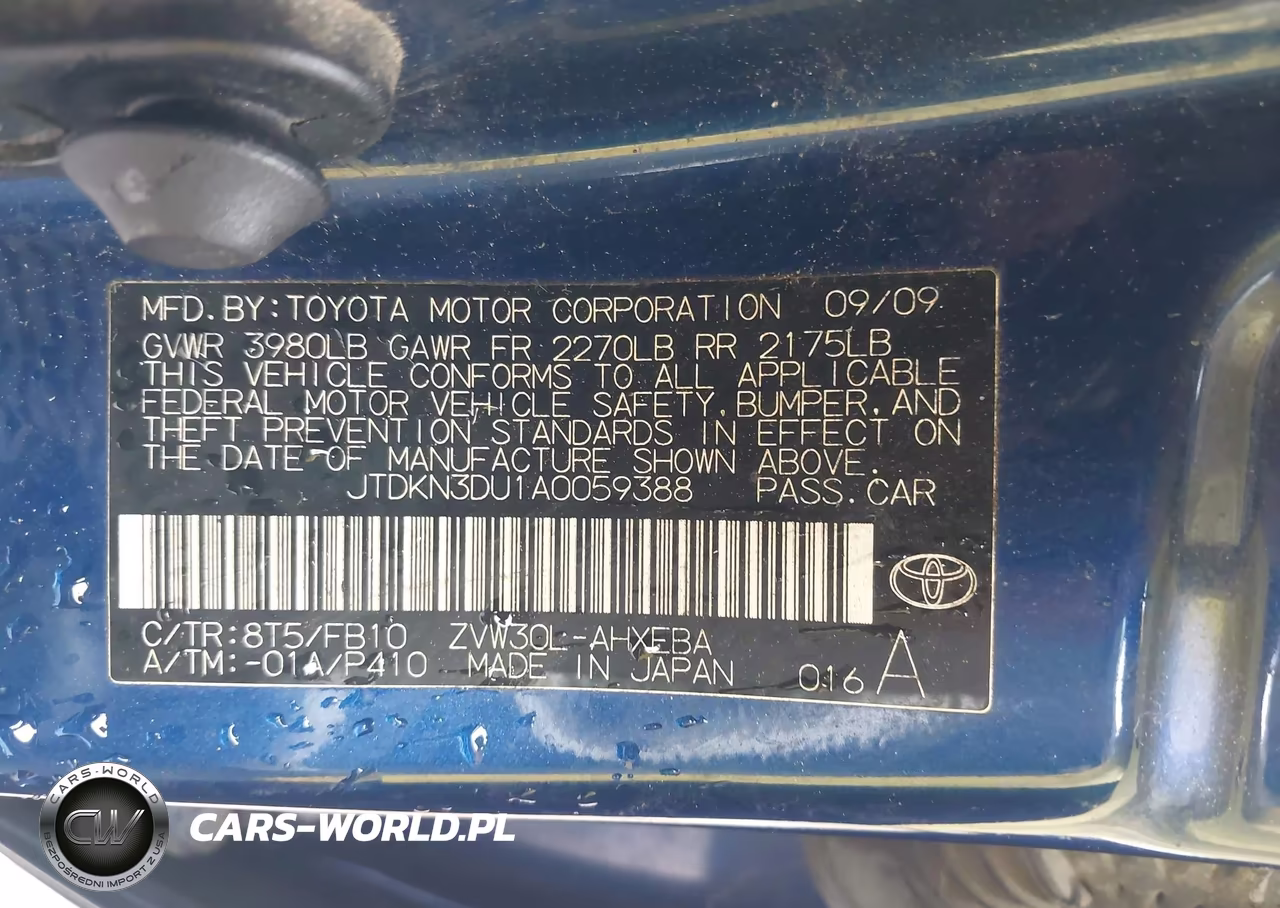 2010 Toyota Prius Ii VIN:JTDKN3DU1A0059388 - 9