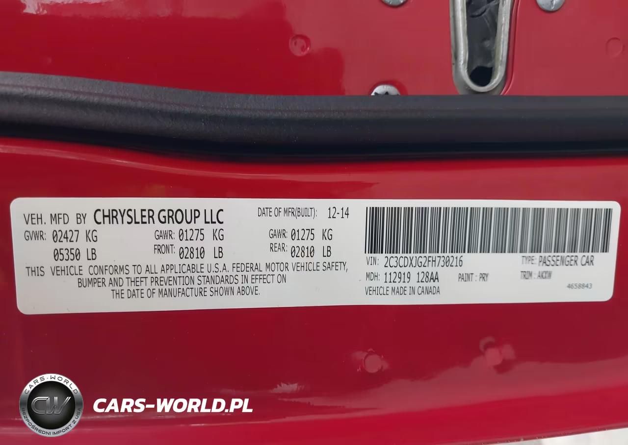 2015 Dodge Charger Sxt VIN:2C3CDXJG2FH730216 - 9