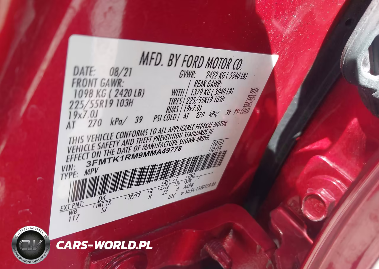 2021 Ford Mustang Mach-E Select VIN:3FMTK1RM9MMA49778 - 9