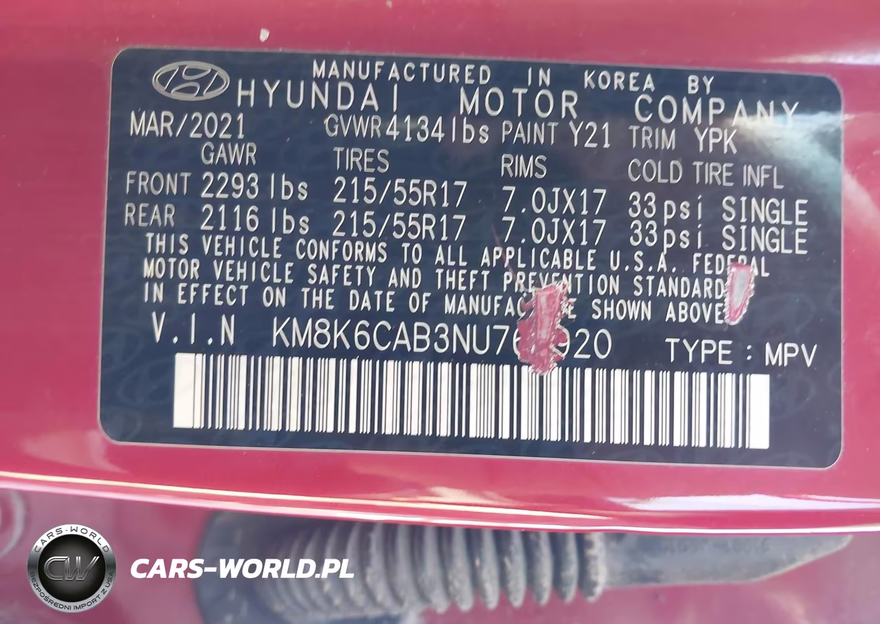 2022 Hyundai Kona Sel VIN:KM8K6CAB3NU761920 - 9