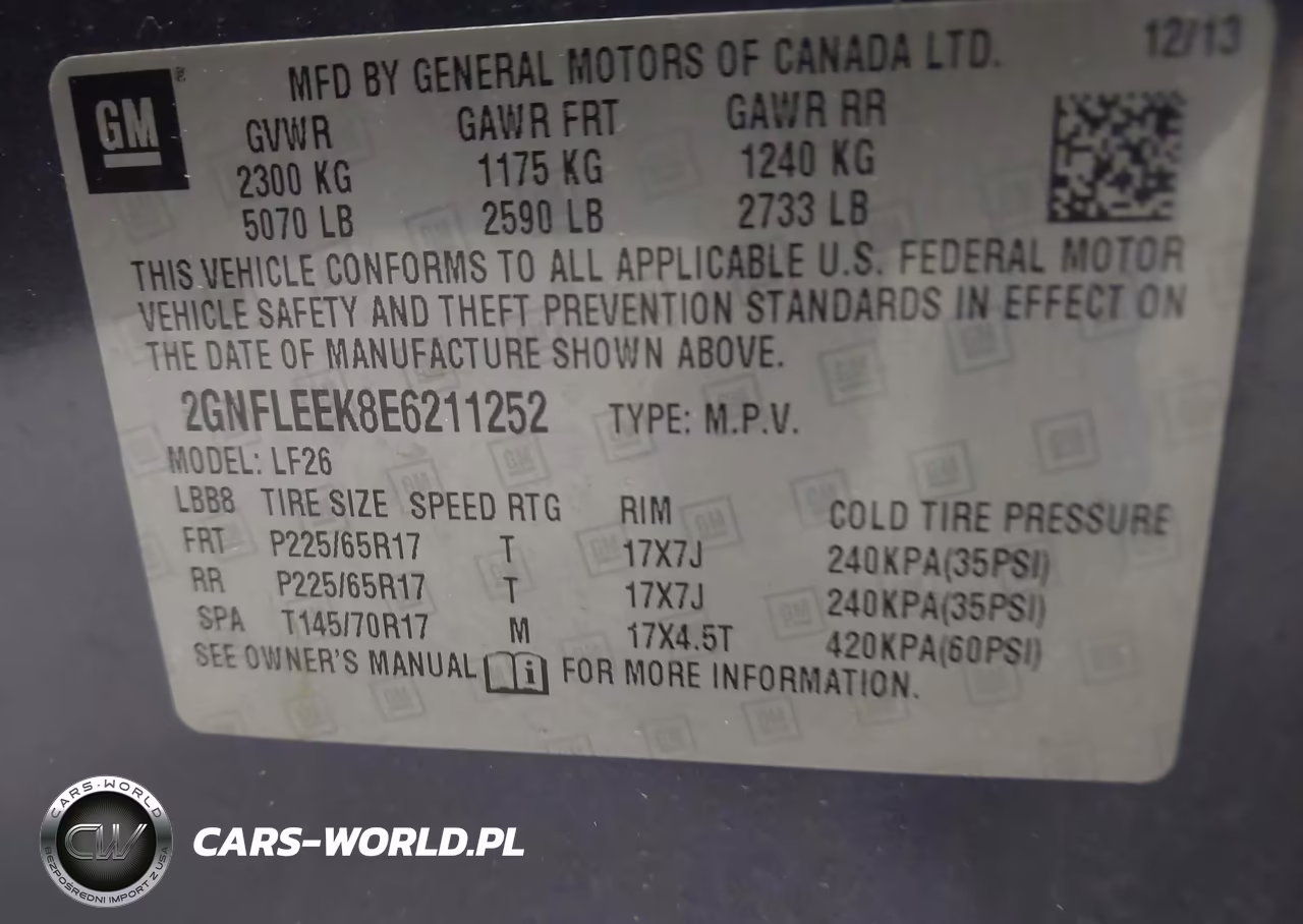 2014 Chevrolet Equinox Ls VIN:2GNFLEEK8E6211252 - 9