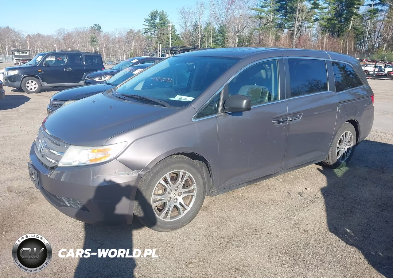 2013 Honda Odyssey Ex-L VIN:5FNRL5H68DB077744 - 2