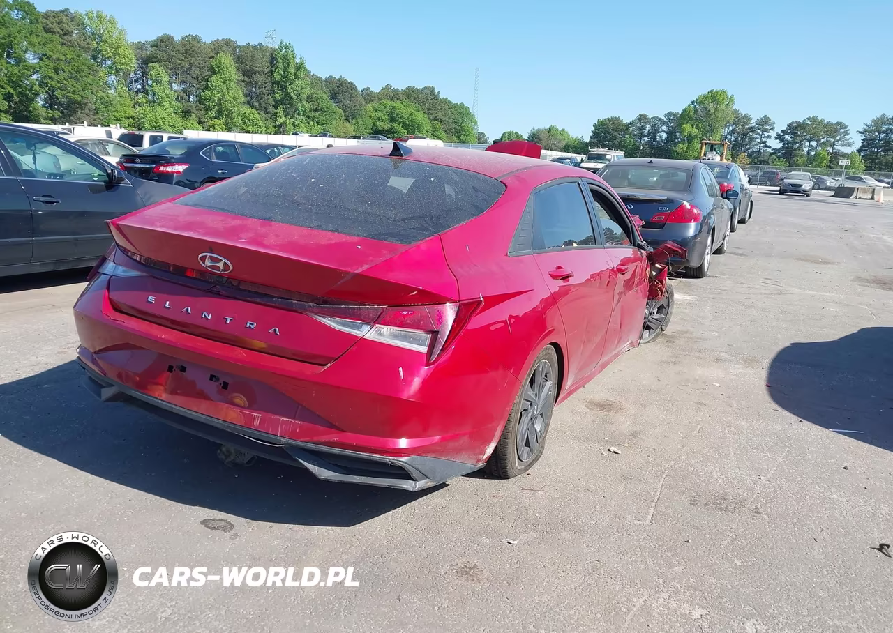 2021 Hyundai Elantra Sel VIN:KMHLM4AG4MU068266 - 4
