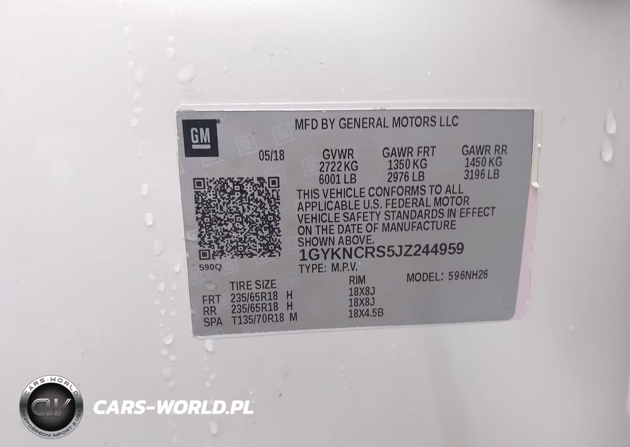 2018 Cadillac Xt5 Luxury VIN:1GYKNCRS5JZ244959 - 9