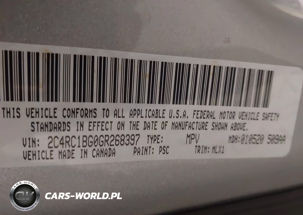2016 Chrysler Town & Country Touring VIN:2C4RC1BG0GR268397 - 9