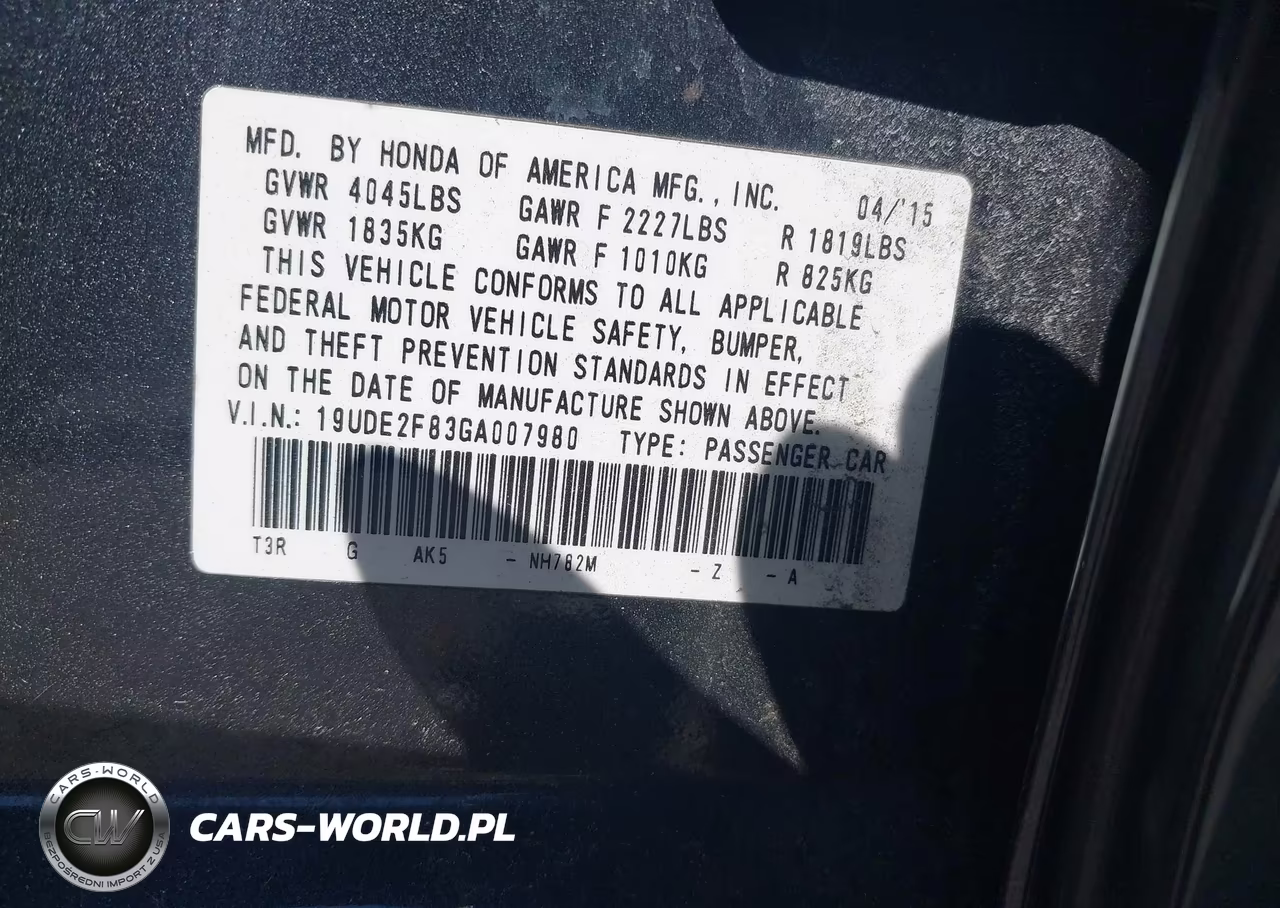 2016 Acura Ilx Premium A-Spec Packages-Technology Plus A-Spec Packages VIN:19UDE2F83GA007980 - 9