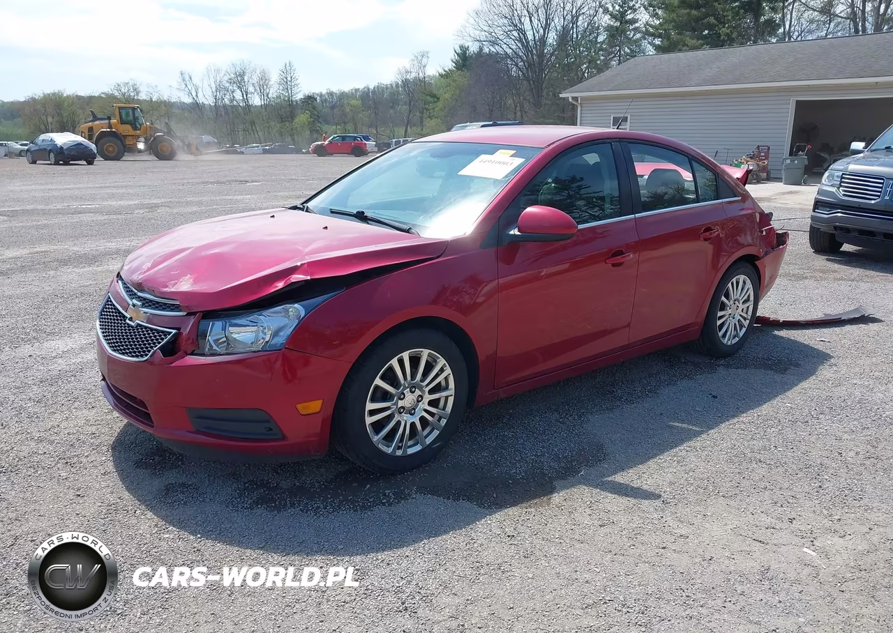 2012 Chevrolet Cruze Eco VIN:1G1PJ5SC2C7137252 - 2