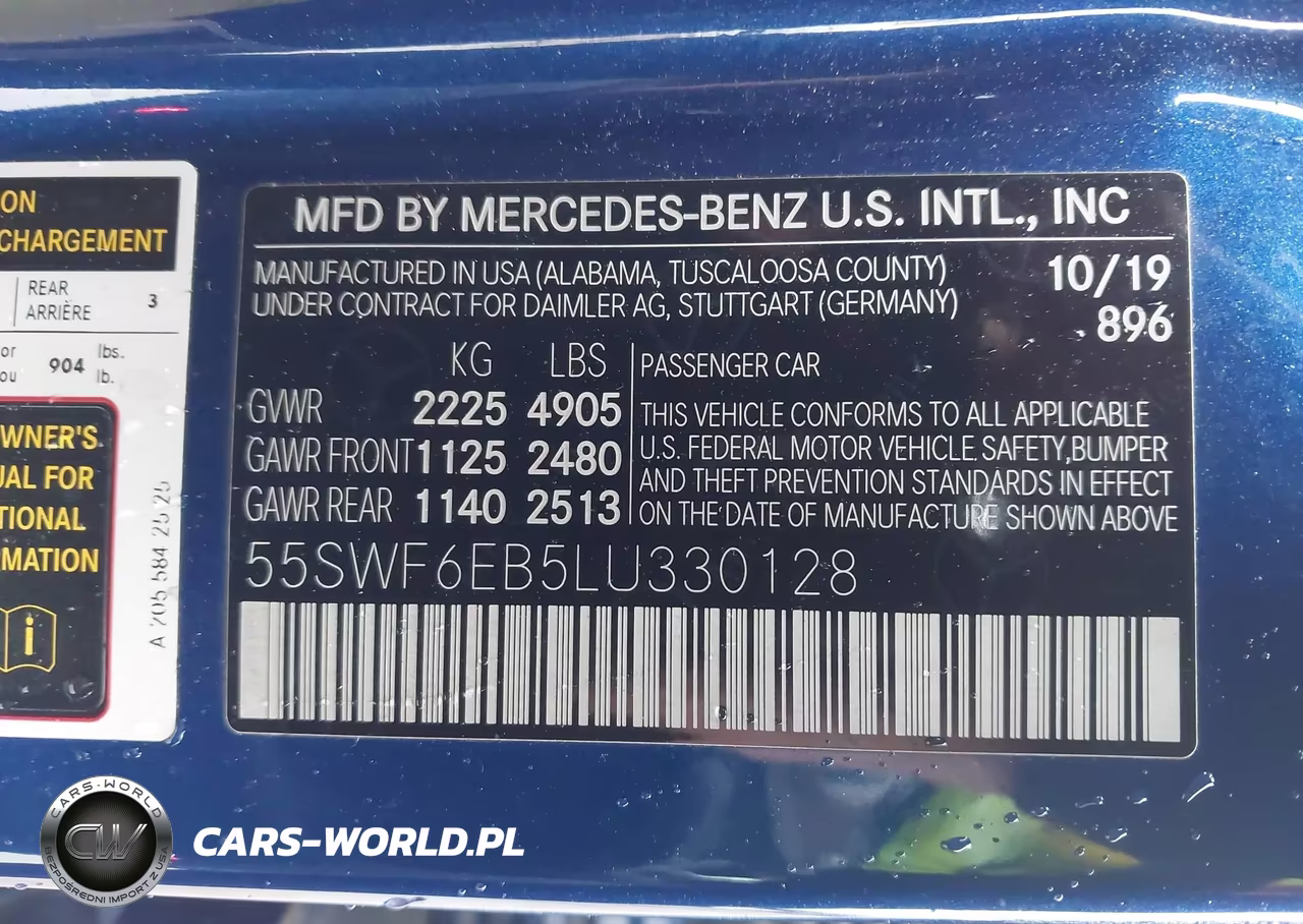2020 Mercedes-Benz Amg C 43 4Matic VIN:55SWF6EB5LU330128 - 9