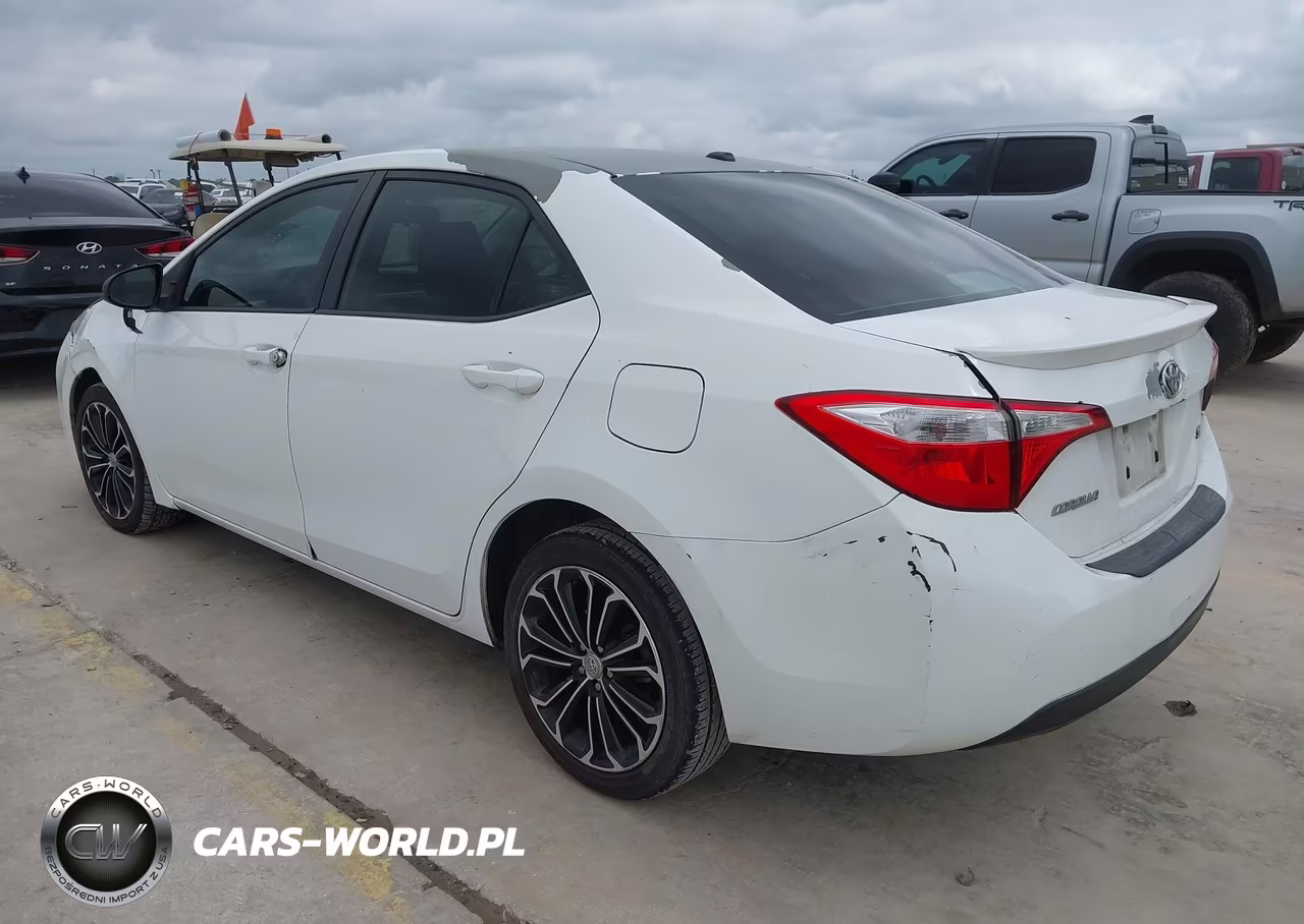 2014 Toyota Corolla S Plus VIN:5YFBURHE3EP016501 - 3