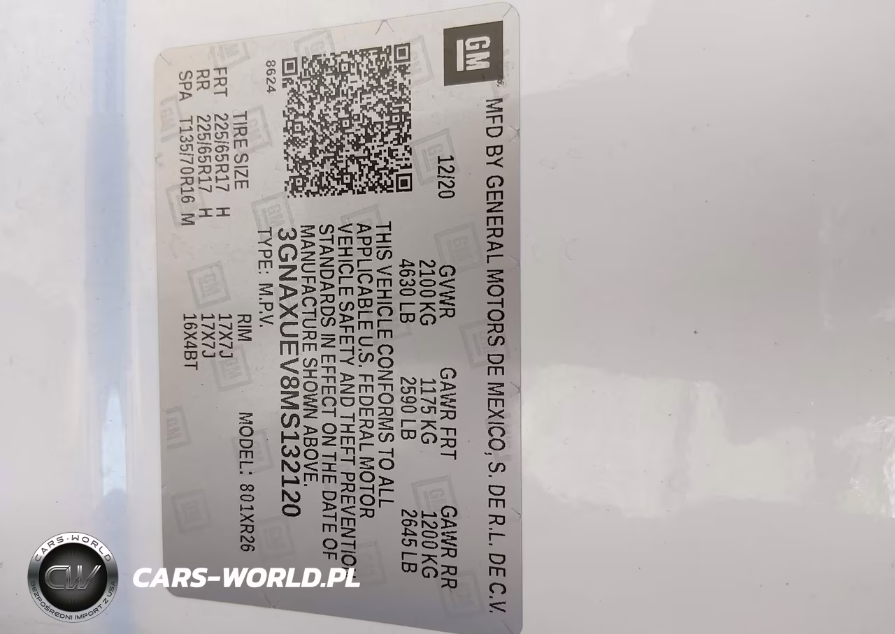 2021 Chevrolet Equinox Awd Lt VIN:3GNAXUEV8MS132120 - 9