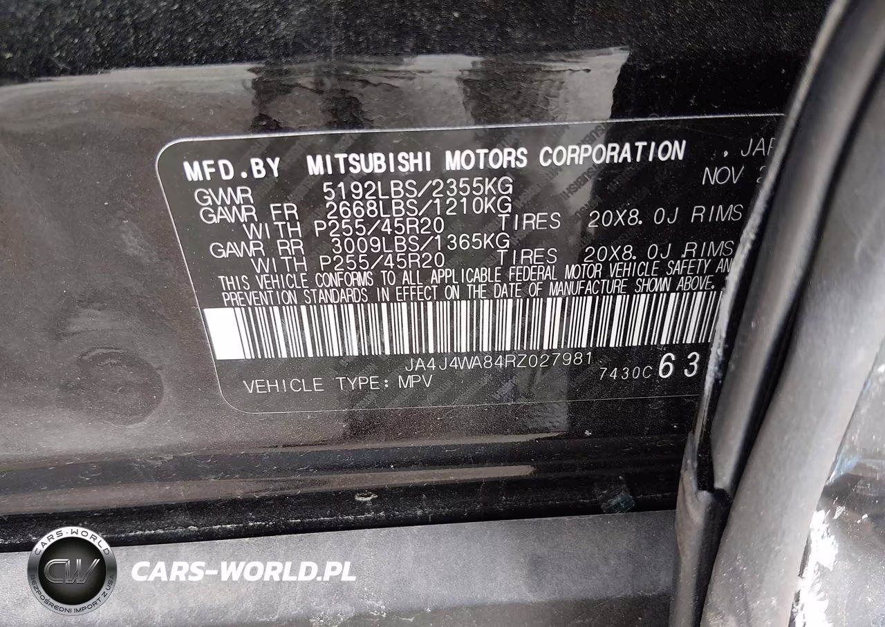 2024 Mitsubishi Outlander Sel Platinum Edition S-Awc VIN:JA4J4WA84RZ027981 - 9