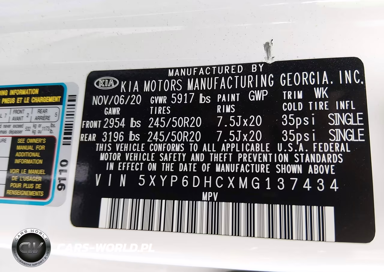 2021 Kia Telluride S VIN:5XYP6DHCXMG137434 - 9