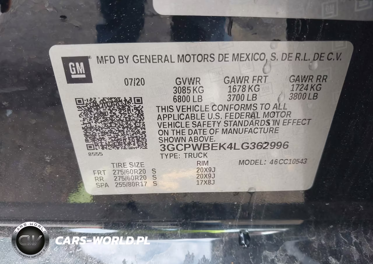 2020 Chevrolet Silverado 1500 2Wd Short Bed Custom VIN:3GCPWBEK4LG362996 - 9