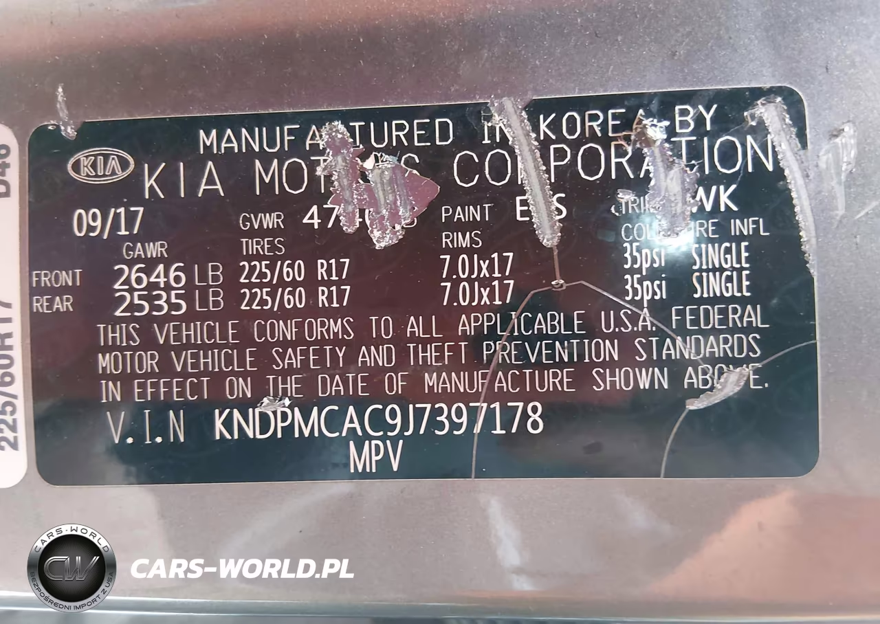 2018 Kia Sportage Lx VIN:KNDPMCAC9J7397178 - 9