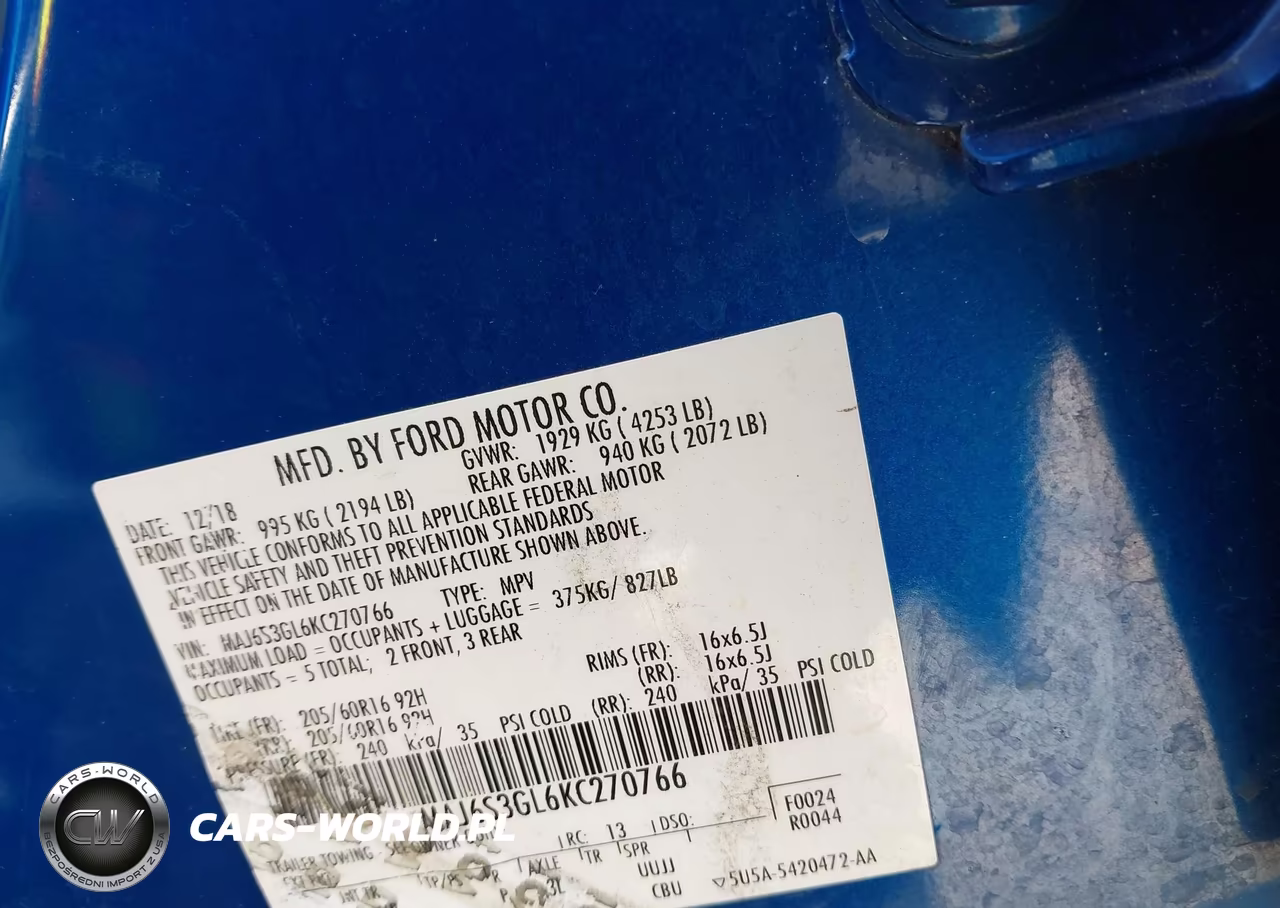 2019 Ford Ecosport Se VIN:MAJ6S3GL6KC270766 - 9
