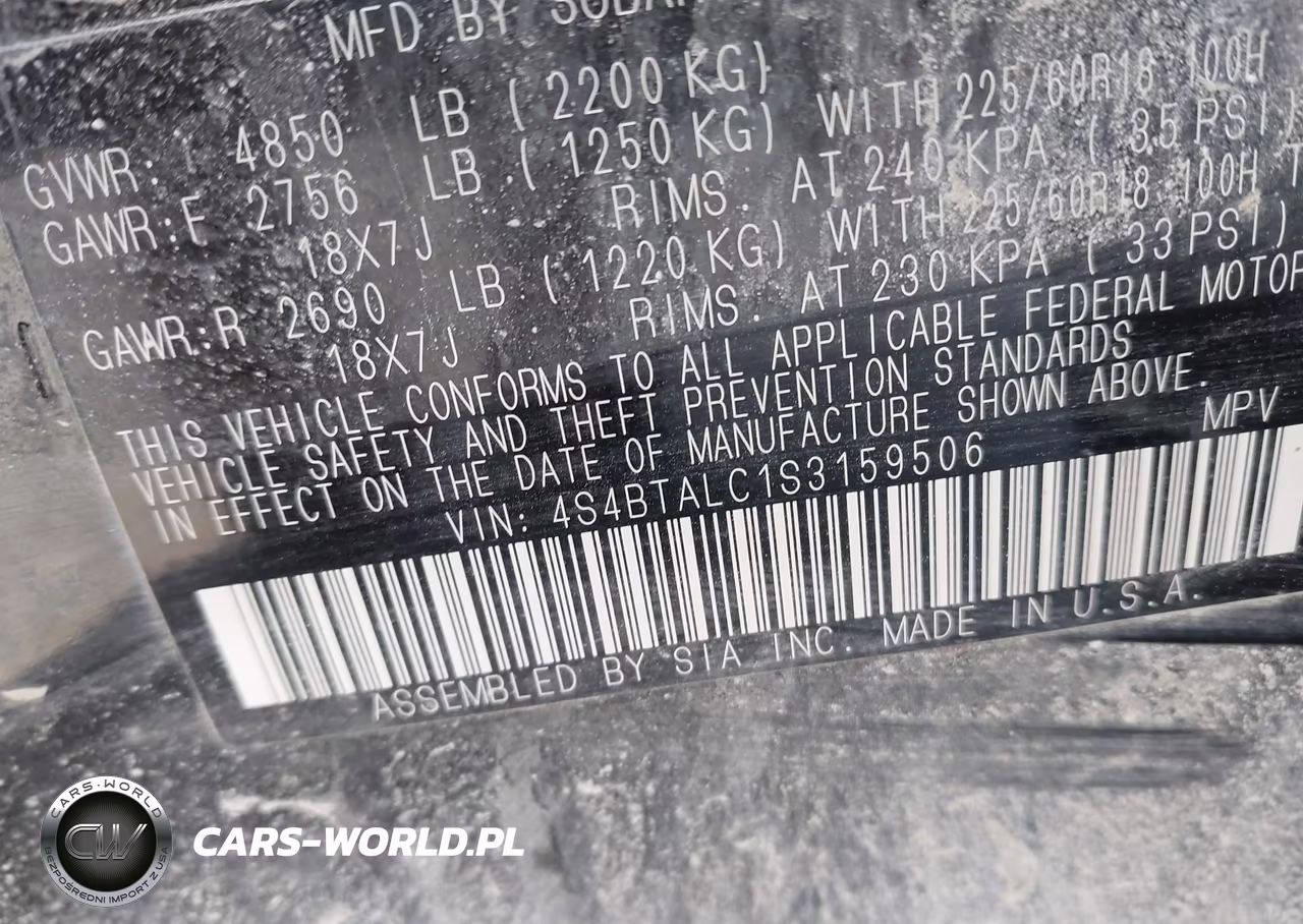 2025 Subaru Outback Onyx Edition VIN:4S4BTALC1S3159506 - 9