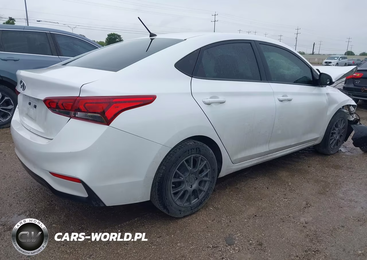 2022 Hyundai Accent Se VIN:3KPC24A65NE178583 - 4